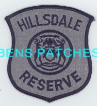 MICHIGAN,HILLSDALE POLICE RESERVE 1